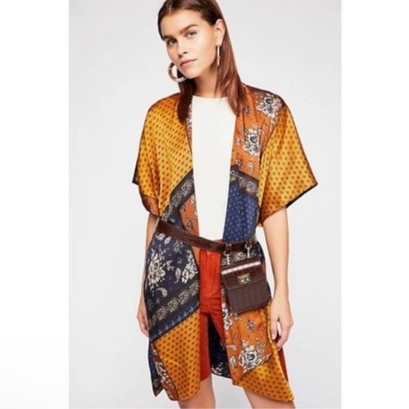 Free People Other - Free people boho cape beach cover up